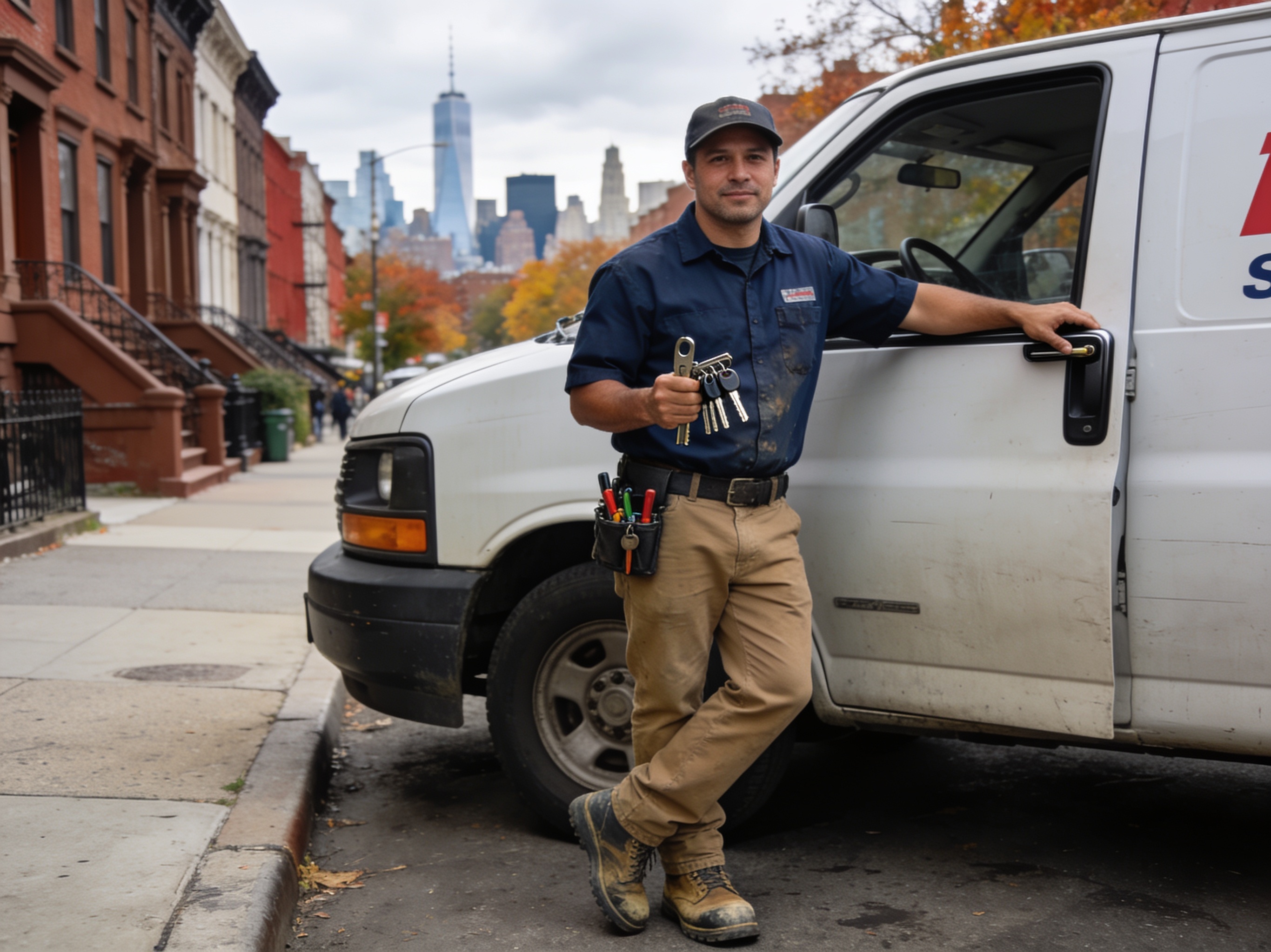 The Summit Locksmith & Key team at work in New York City